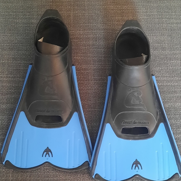 Cressi Short Full Foot Pocket Fins - Picture 6 of 8
